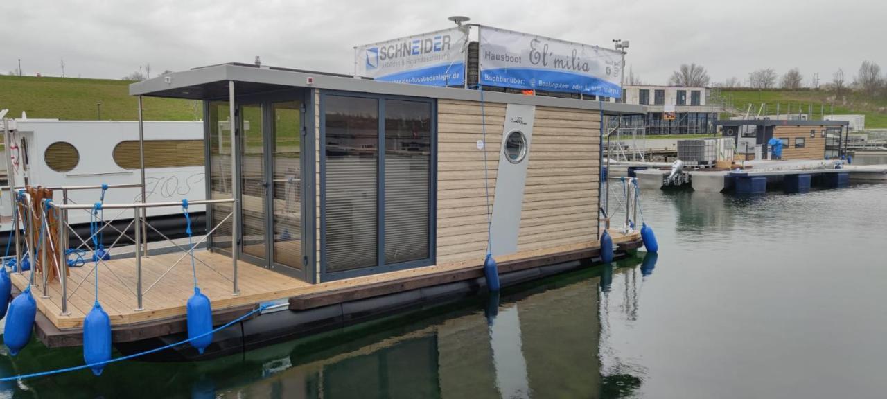 Отель Mobiles Hausboot El'Milia Braunsbedra Экстерьер фото